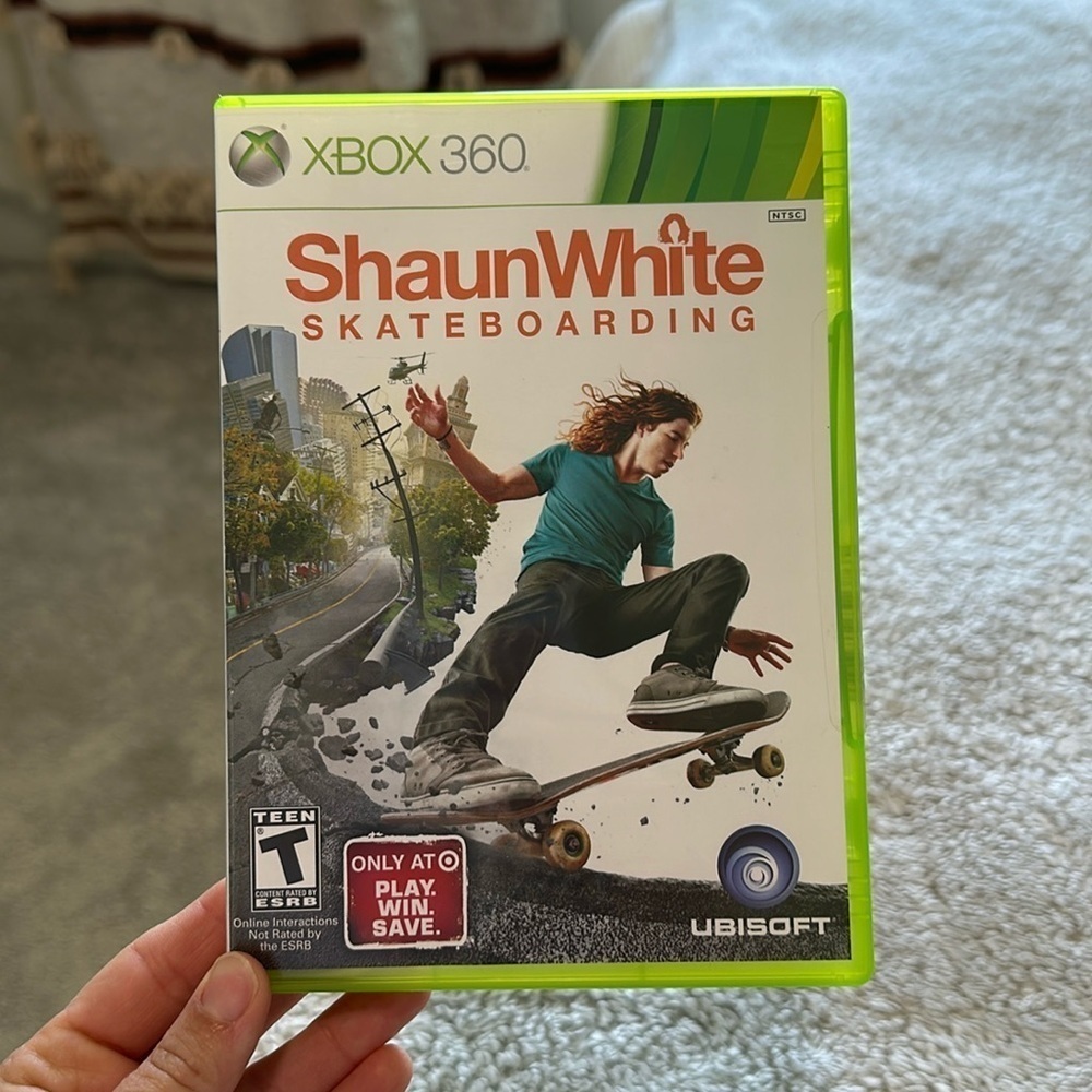 XBOX 360 Shaun White Skateboarding 2010 Video Game Complete In Case With Manual